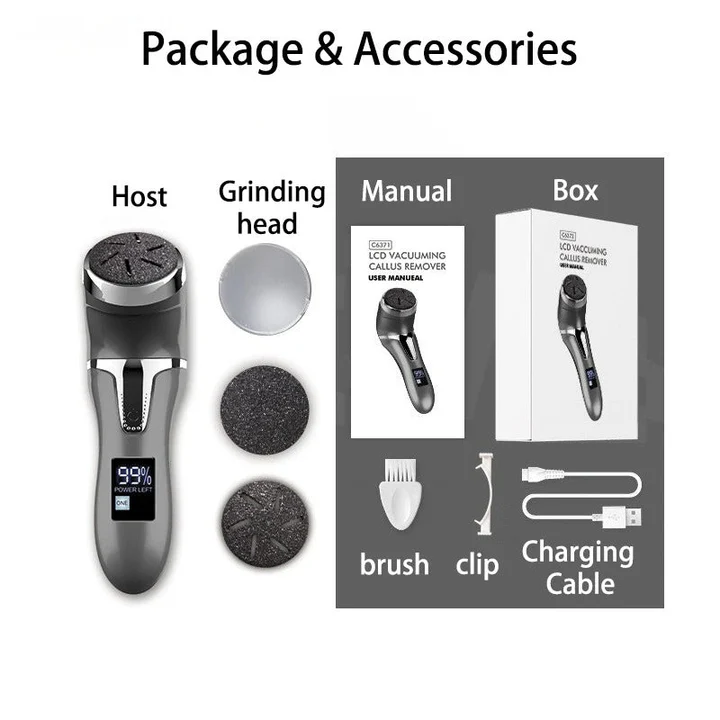 Electric Foot File for Removing Hard Skin – Professional Grade Tool