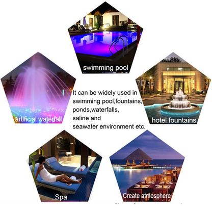15W Stainless Steel Pool Light – Wall-Mounted LED Fixture