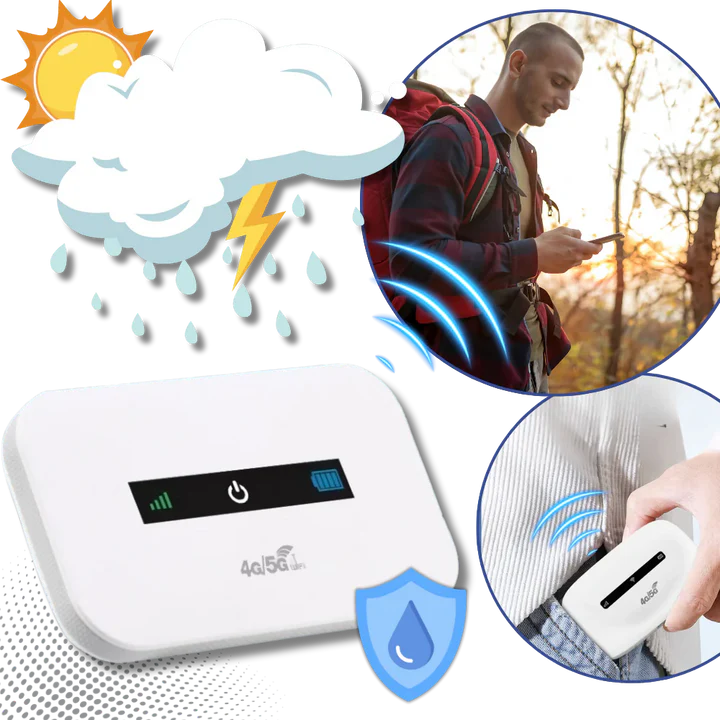 Portable Wi-Fi Hotspot Device for On-the-Go Connectivity