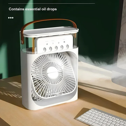 3-in-1 Air Conditioner, Fan, and Humidifier Device