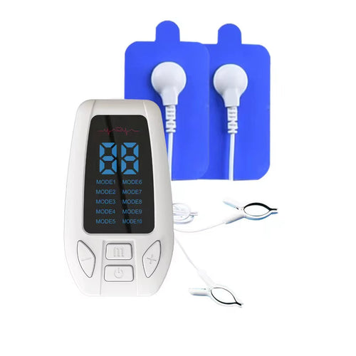 At-Home Ear Clip Stimulator | Control Unit with Electrode Clip