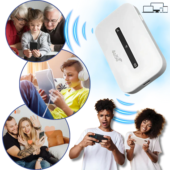 Portable Wi-Fi Hotspot Device for On-the-Go Connectivity