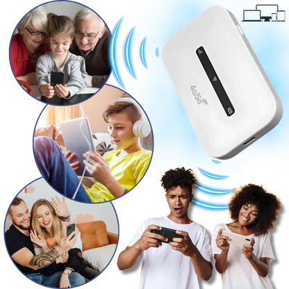 Portable Wi-Fi Hotspot Device for On-the-Go Connectivity