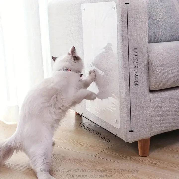 Self-Adhesive Scratch Guard for Cat Furniture