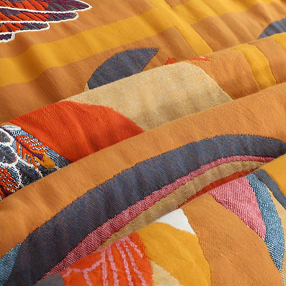 Tropical Paradise Cotton Blanket for Cozy Living