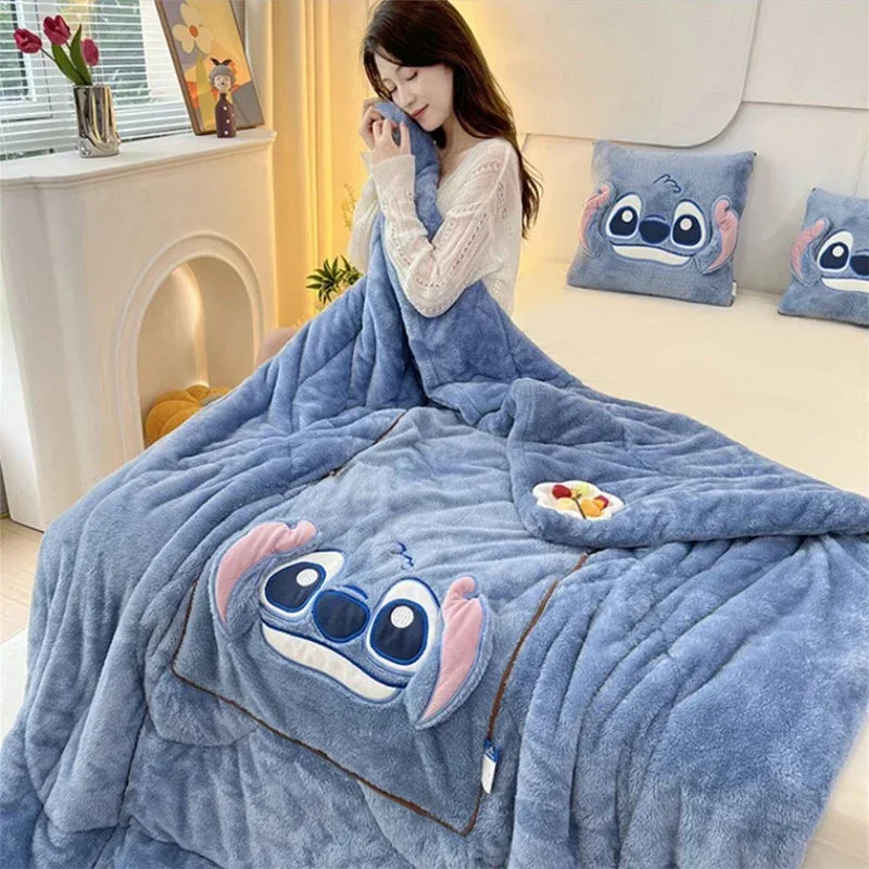 CozyNest Blanket and Pillow Set for Comfortable Home Use