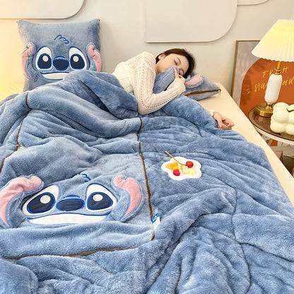 CozyNest Blanket and Pillow Set for Comfortable Home Use