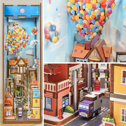 Enchanting 3D Wooden Book Nook Craft Set