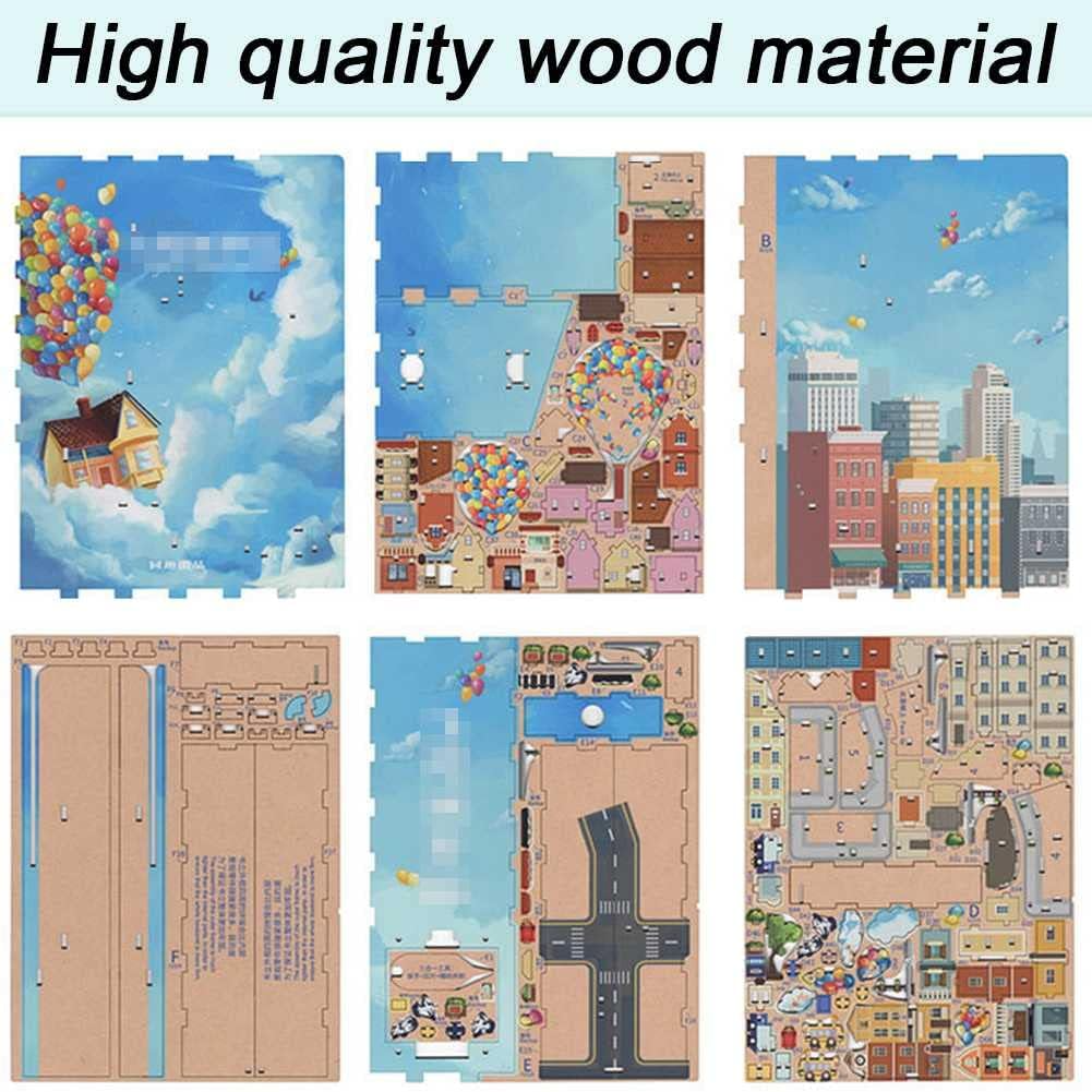 Enchanting 3D Wooden Book Nook Craft Set