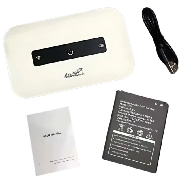 Portable Wi-Fi Hotspot Device for On-the-Go Connectivity