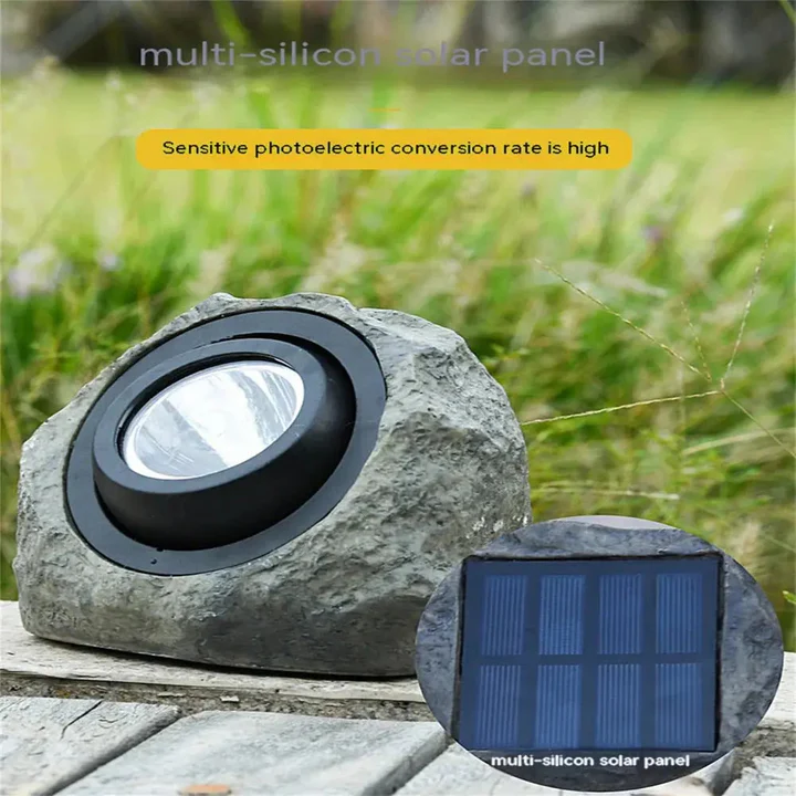 Pathway Lighting with Stone Design