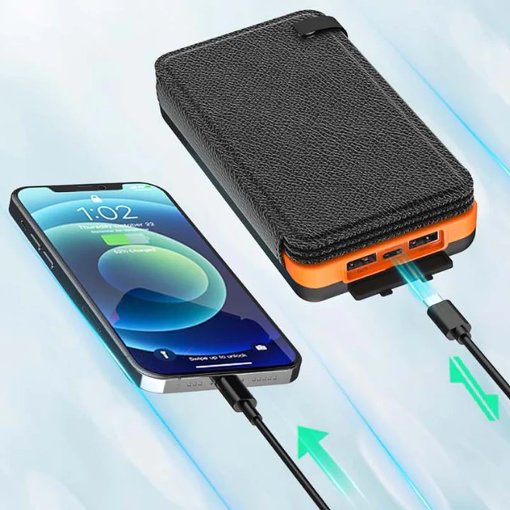 25000mAh Solar Charger - High-Capacity Power Bank
