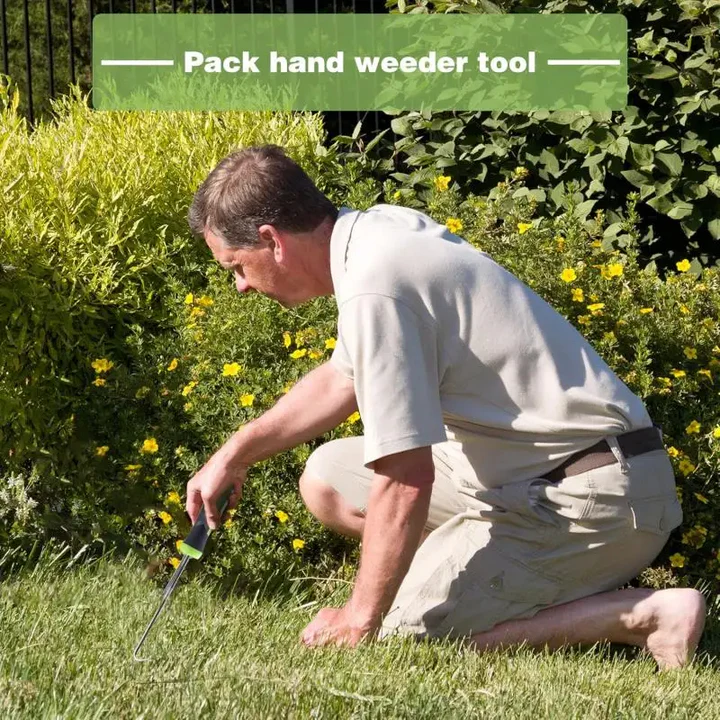 Ergonomic Weed Removal Tool – Heavy-Duty Puller for Gardening