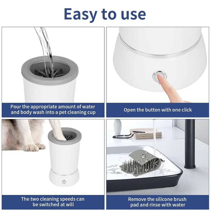 Automatic Paw Cleaner for Dogs