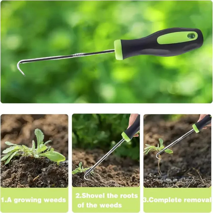 Ergonomic Weed Removal Tool – Heavy-Duty Puller for Gardening