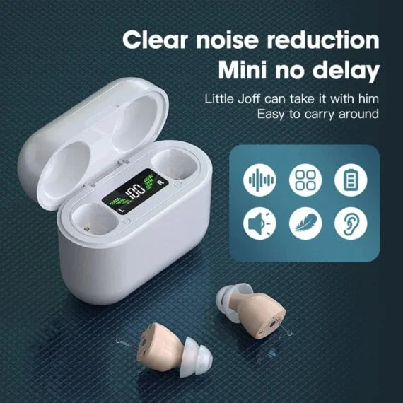 Adjustable Digital Hearing Aids for Adult Sound Enhancement