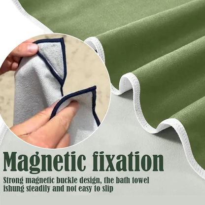 Quick-Dry Beach Towel with Magnetic Closure