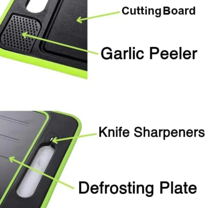 4-in-1 Defrosting Tray and Cutting Board Combo