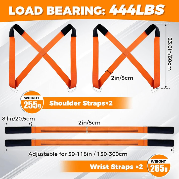 Furniture Moving Straps for Easy Lifting and Transport