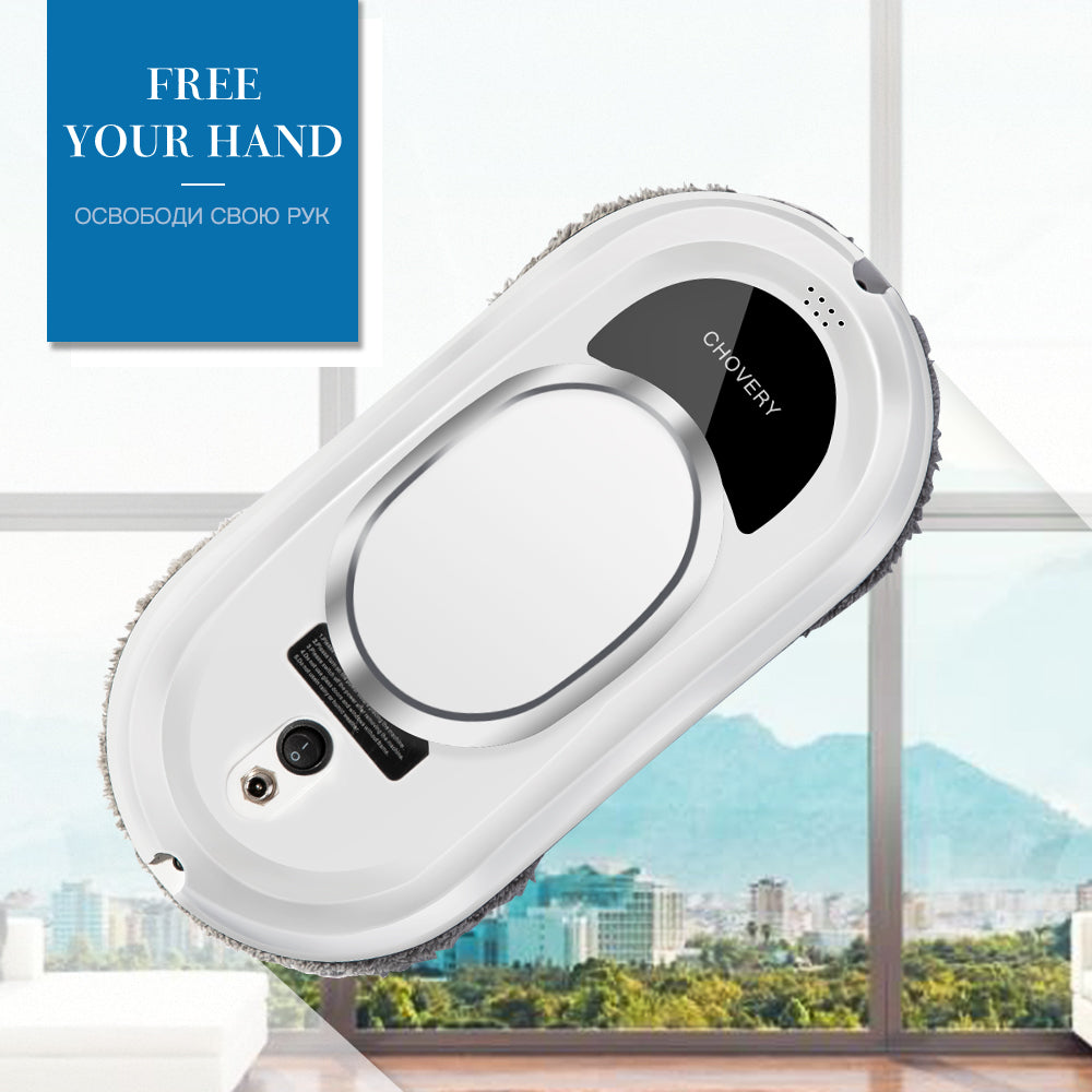 Smart Window Cleaning Robot with Remote – Streak-Free Glass Cleaner