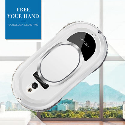 Smart Window Cleaning Robot with Remote – Streak-Free Glass Cleaner