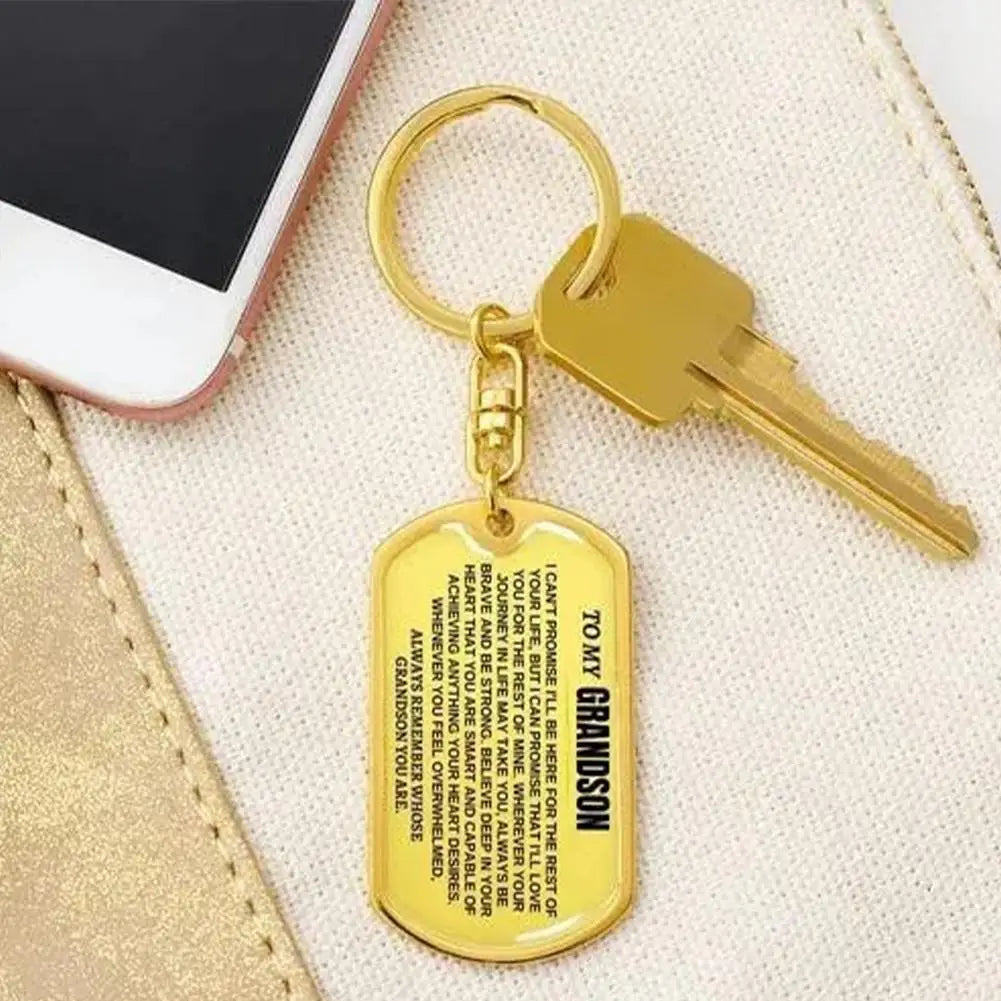Heartfelt Connection - Unique Grandchild Keychain