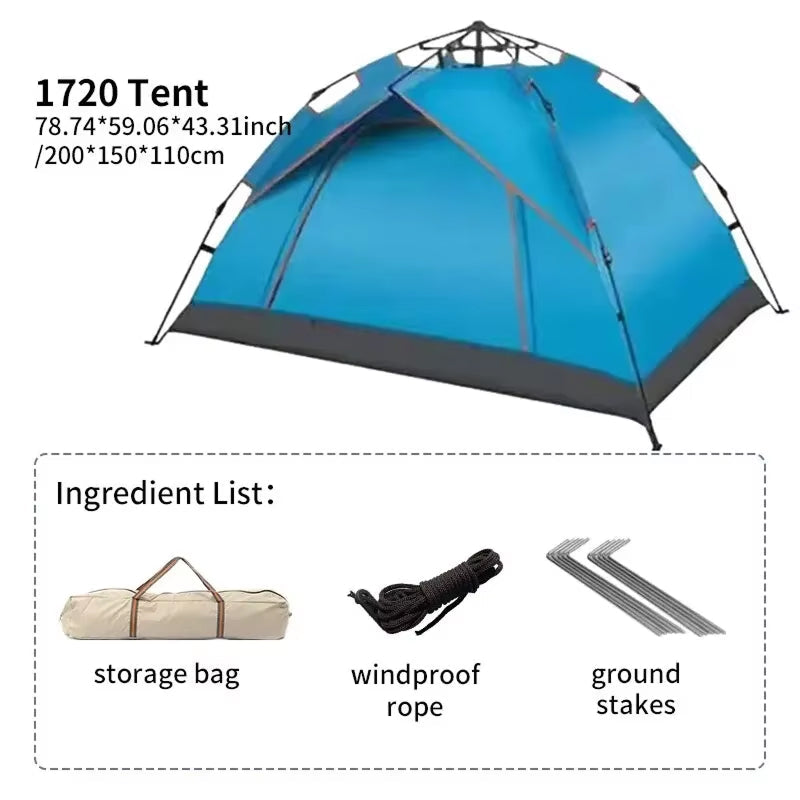 Automatic Pop-up Tent for Camping – UK Edition
