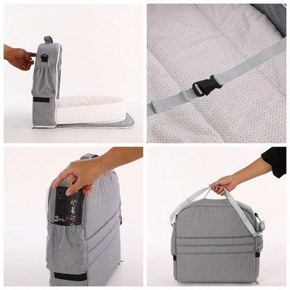 Portable Travel Crib for Infants - Foldable Design