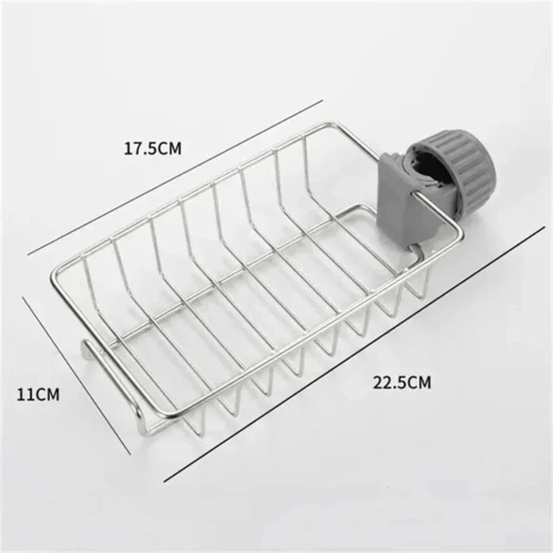 Rotating Sink Organizer – Space-Saving Storage for Sponges & Cleaning Supplies