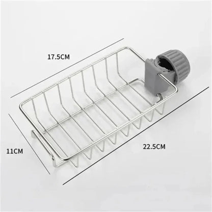 Rotating Sink Organizer – Space-Saving Storage for Sponges & Cleaning Supplies