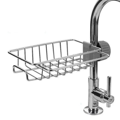 Rotating Sink Organizer – Space-Saving Storage for Sponges & Cleaning Supplies