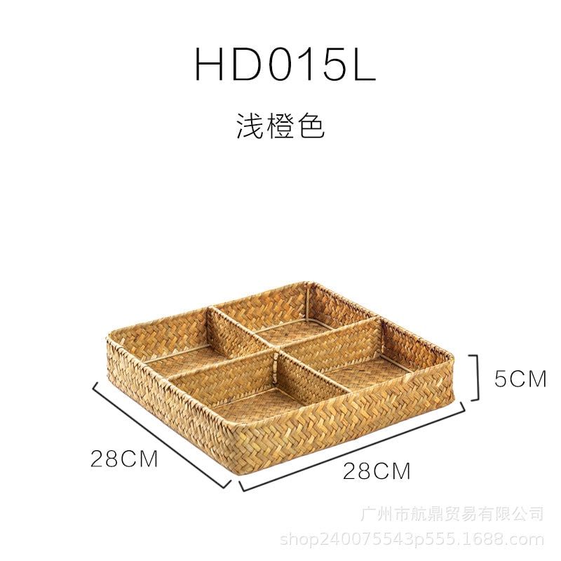 Seagrass Drawer Organizer with 4 Dividers for Your Kitchen