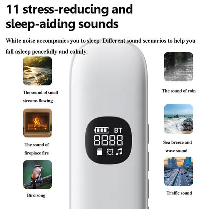 Pillow Speaker with 11 White Noise Sound Options for Sleep