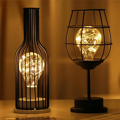 Industrial Style Desk Lamp Featuring Metal Enclosure