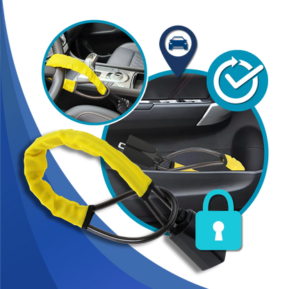 Double Lock Steering Wheel Security System