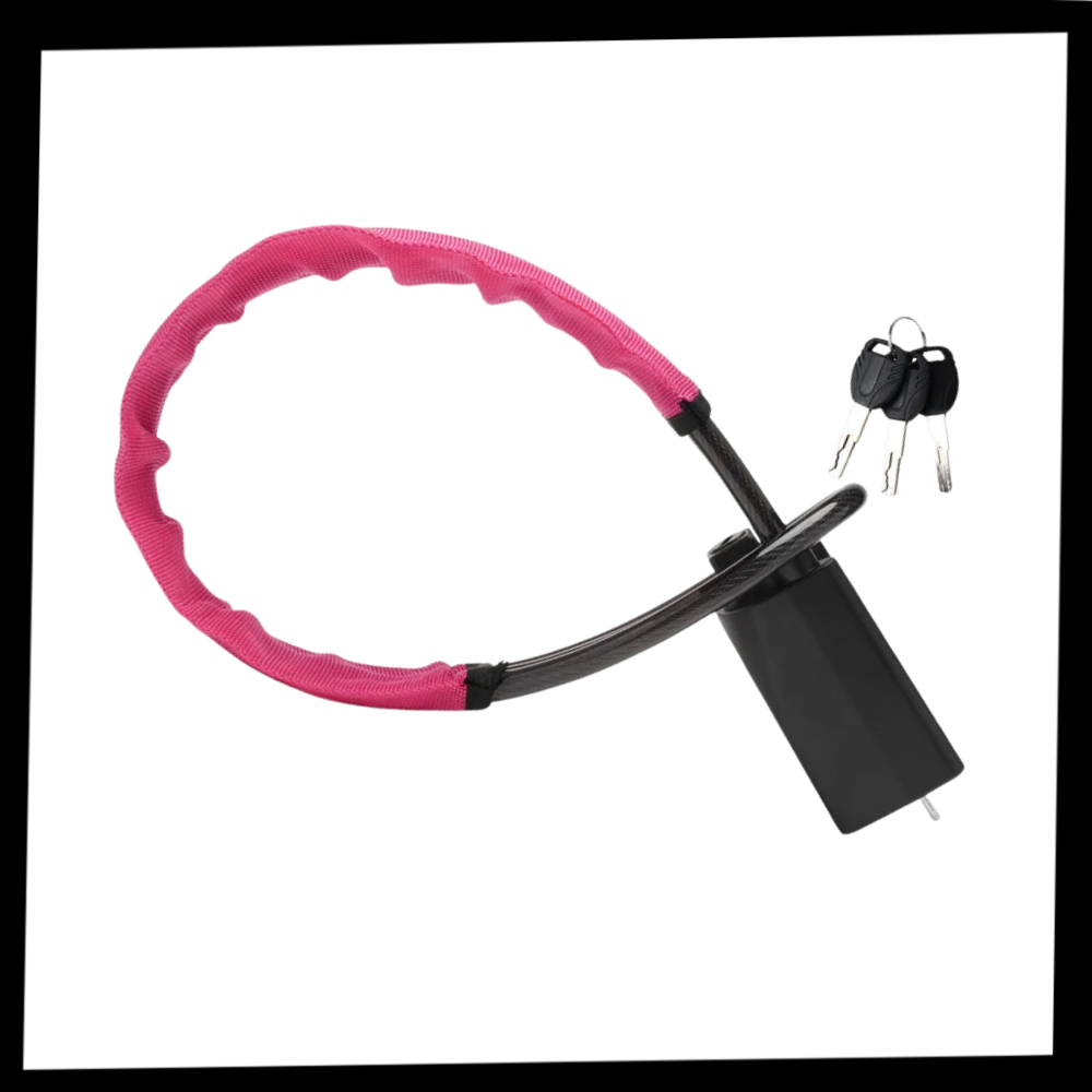 Double Lock Steering Wheel Security System