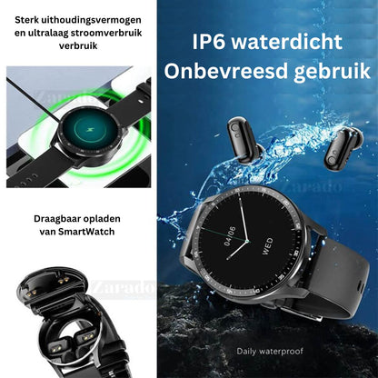 Smartwatch with Headphones - DuoSync Model