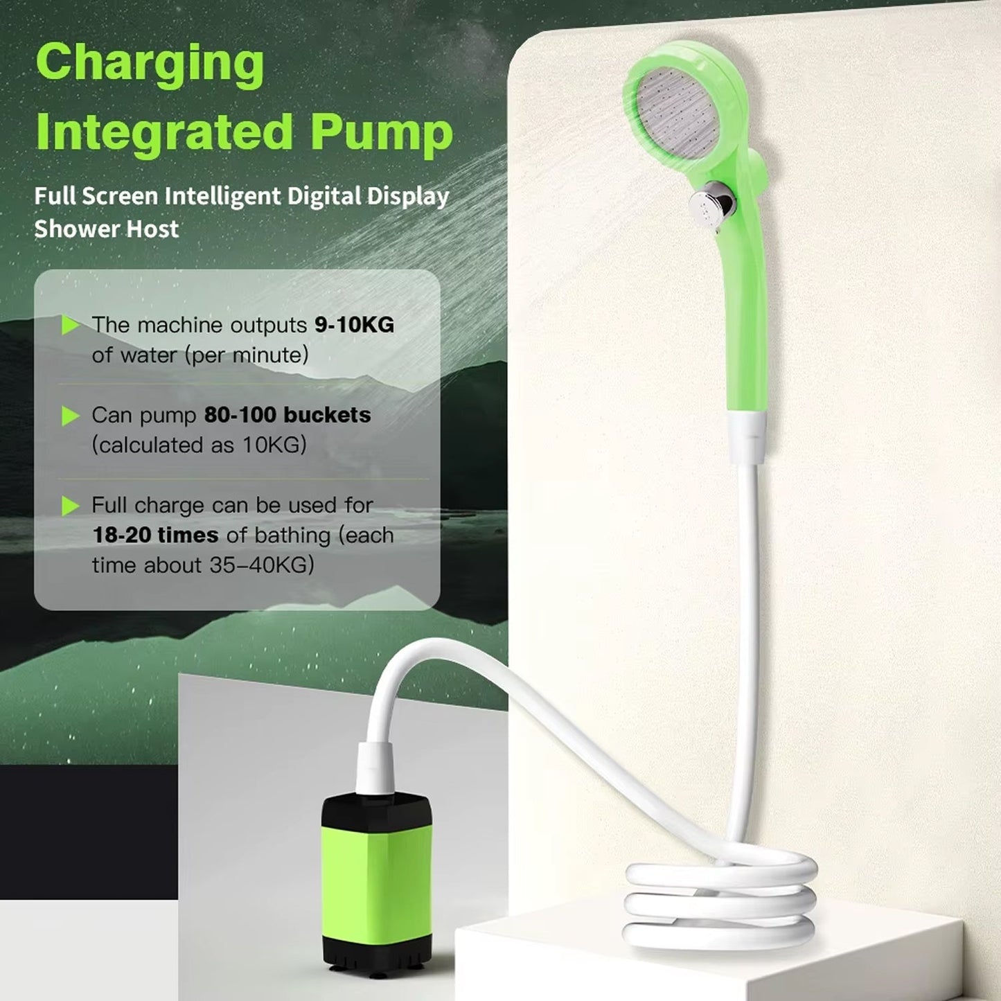 Portable Shower for Camping Use