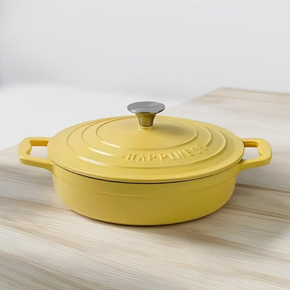 Cast Iron Dutch Oven with Enamel Coating