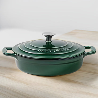 Cast Iron Dutch Oven with Enamel Coating