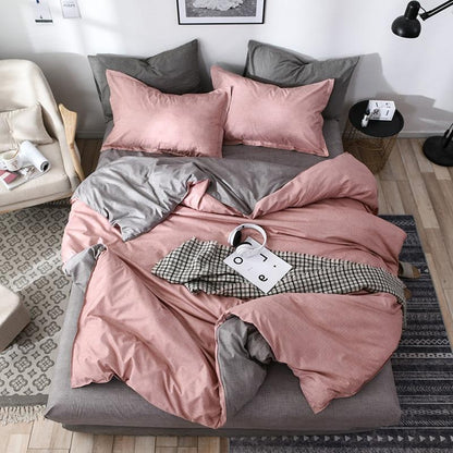 Luxurious Reversible Duvet Cover Set with Sheets for Optimal Comfort