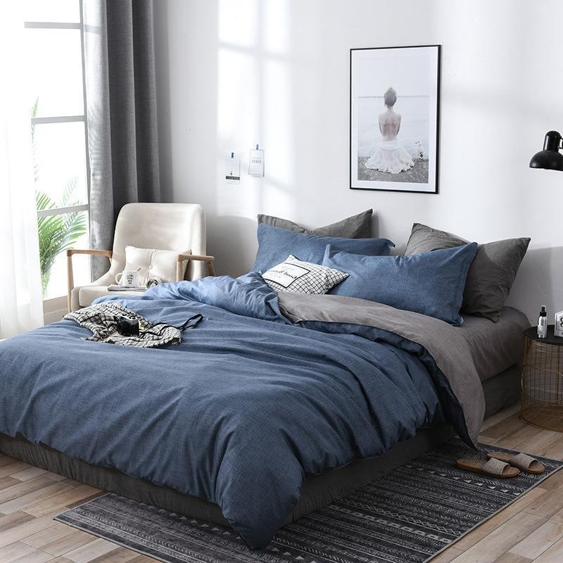 Luxurious Reversible Duvet Cover Set with Sheets for Optimal Comfort
