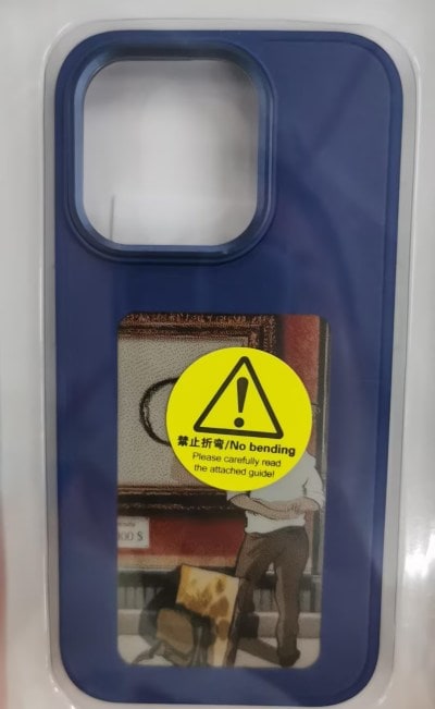 Smart Display Phone Case with Strap and Wallet Slot for iPhone 14 Pro Max