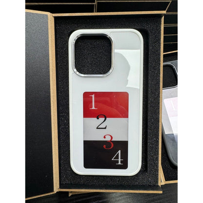Smart Display Phone Case with Strap and Wallet Slot for iPhone 14 Pro Max
