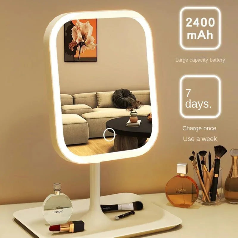 LED Makeup Mirror with 3 Color Lights | Touch Control | Contemporary Design