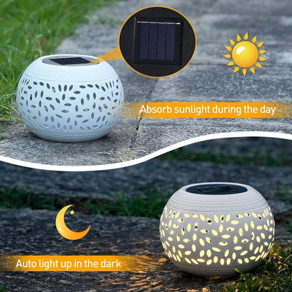 Solar-Powered Table Lamp with Motion Sensor