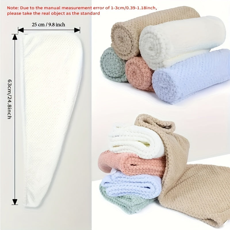 CloudDry - Quick-Dry Microfiber Hair Wrap for Effortless Drying