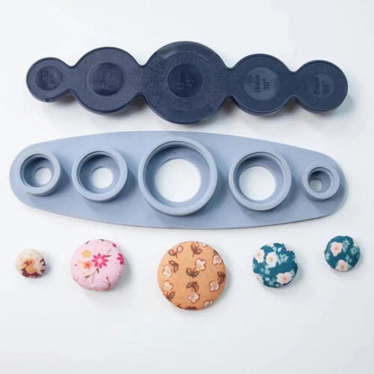 Custom Fabric Button Maker with One-Click Design System