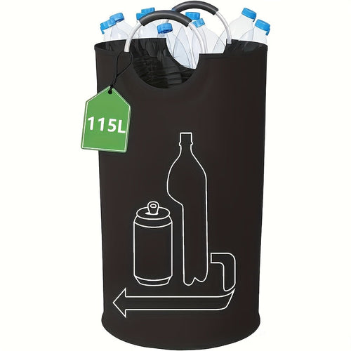 115L Expandable Storage Container for Laundry & Recycling