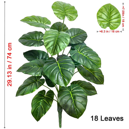 Artificial Palm Tree | 12 / 18 / 24 Leaves | Realistic Decor for Indoor and Outdoor Use